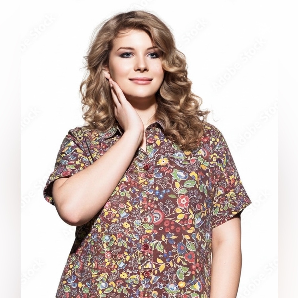 Vintage Cotton Floral Shirt